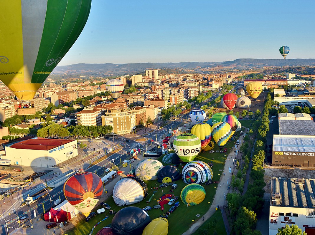 European Balloon Festival in Igualada - hot air balloons