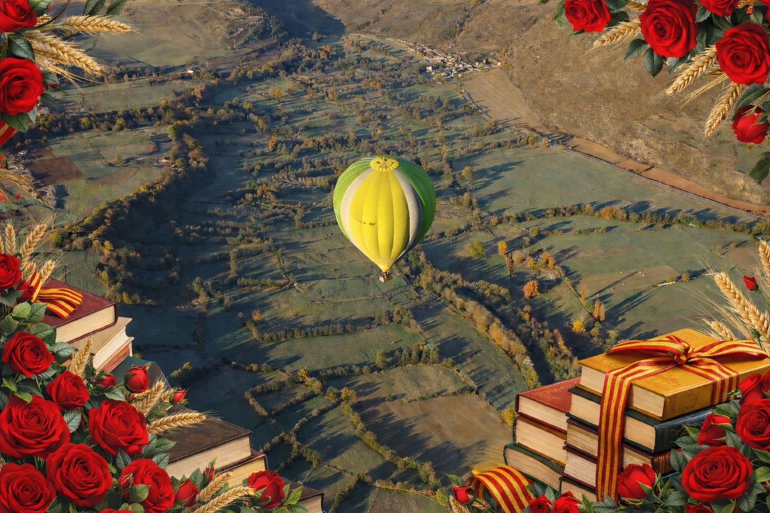 Original Sant Jordi Gifts: Surprise with a Hot Air Balloon Flight in Catalonia